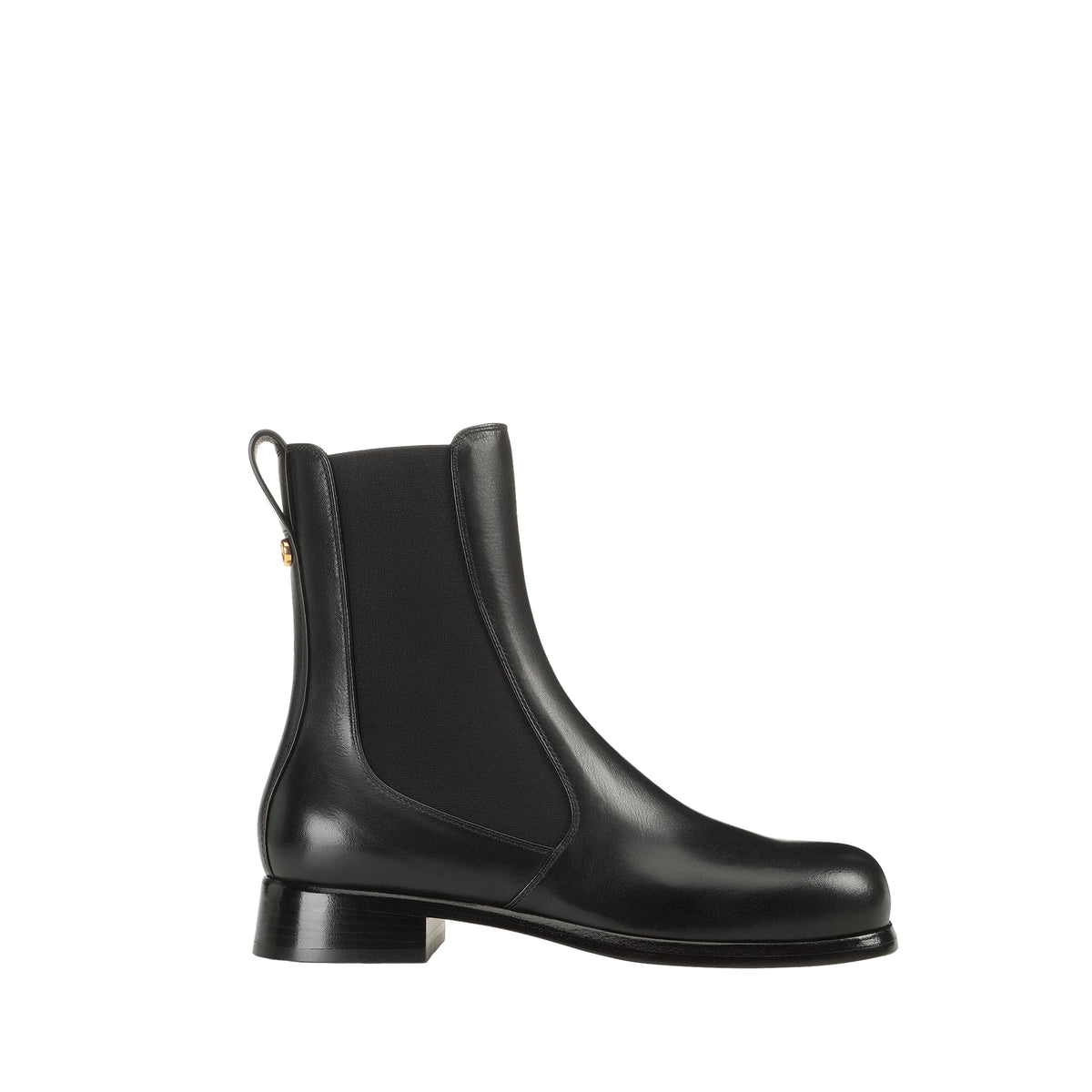 BOTTINES DE CHEVILLE EN PEAU DE VEAU SOUPLE AVENUE avec ÉLASTIQUE