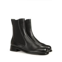 BOTTINES DE CHEVILLE EN PEAU DE VEAU SOUPLE AVENUE avec ÉLASTIQUE