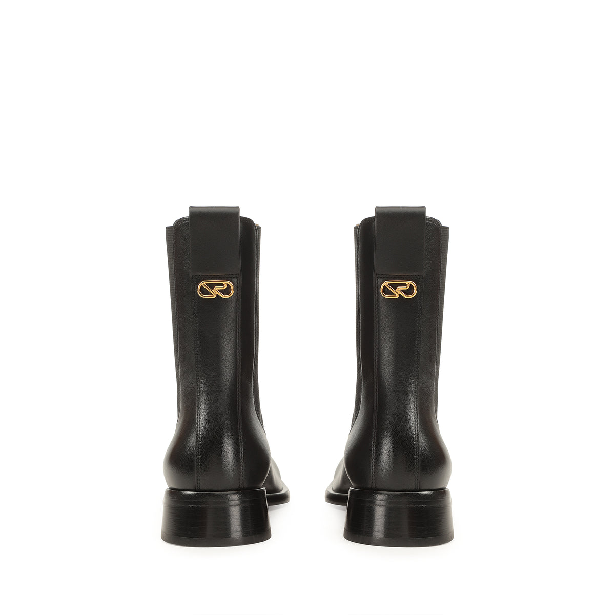 BOTTINES DE CHEVILLE EN PEAU DE VEAU SOUPLE AVENUE avec ÉLASTIQUE