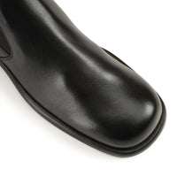 BOTTINES DE CHEVILLE EN PEAU DE VEAU SOUPLE AVENUE avec ÉLASTIQUE