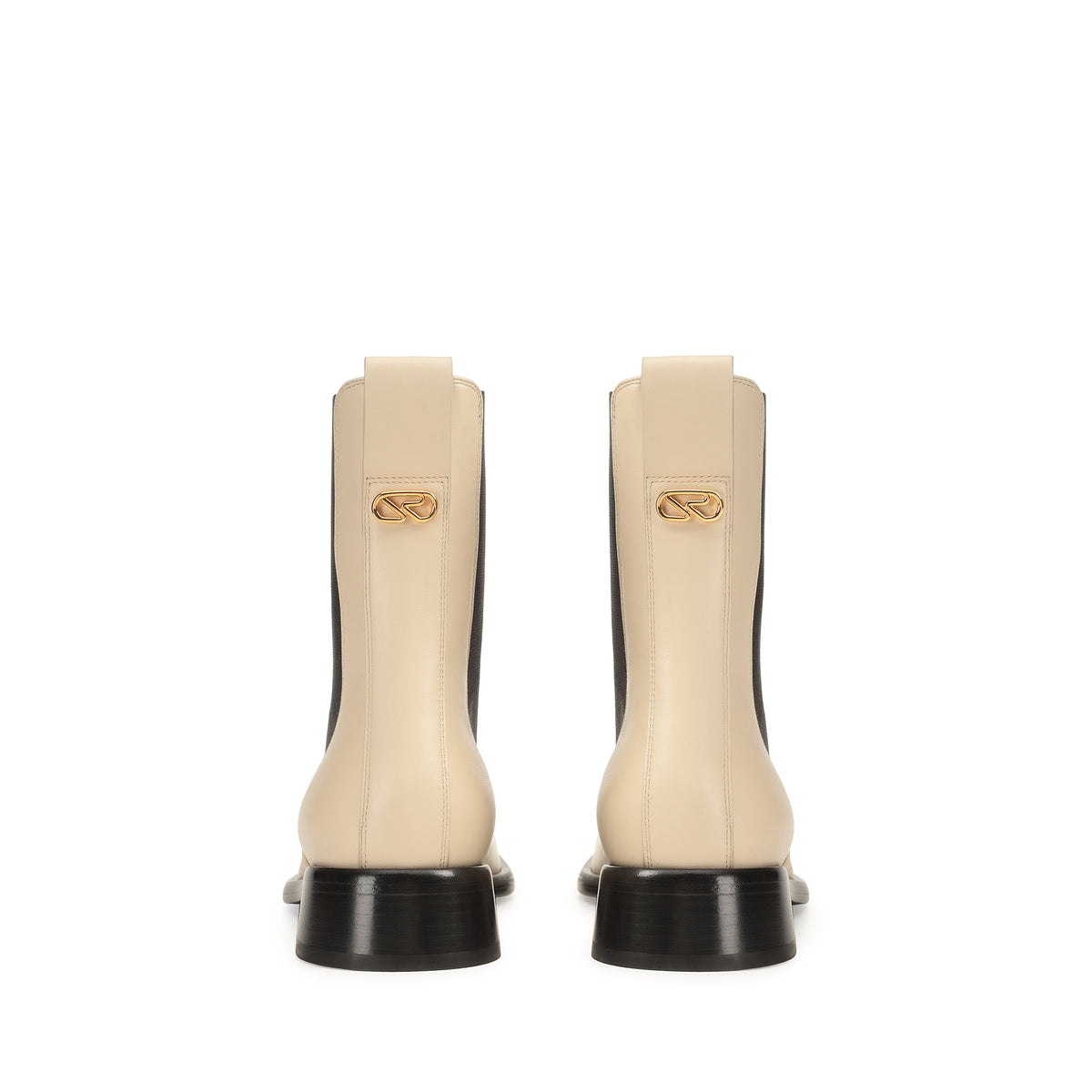 BOTTINES DE CHEVILLE EN PEAU DE VEAU SOUPLE AVENUE avec ÉLASTIQUE