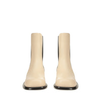 BOTTINES DE CHEVILLE EN PEAU DE VEAU SOUPLE AVENUE avec ÉLASTIQUE