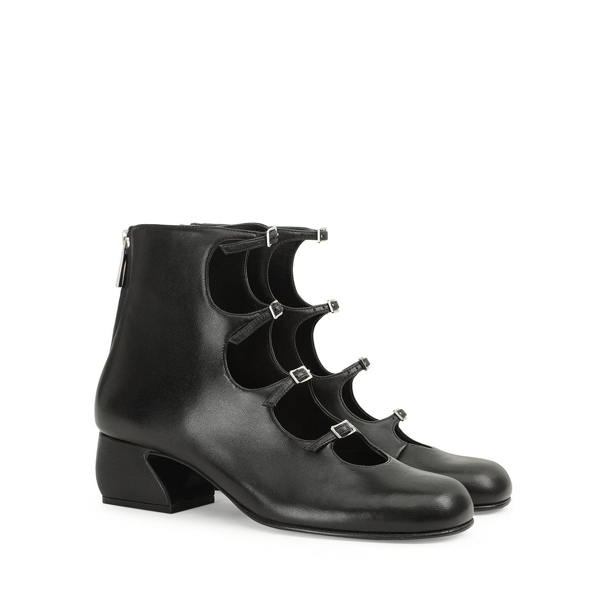 BOTTINES NAPPA ROUGES SOUPLES