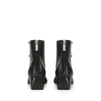 BOTTINES NAPPA ROUGES SOUPLES
