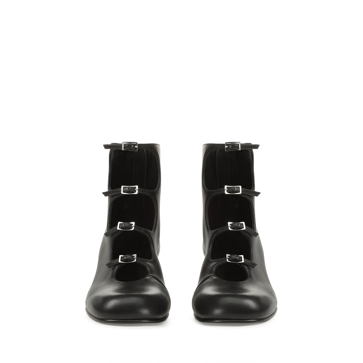 BOTTINES NAPPA ROUGES SOUPLES