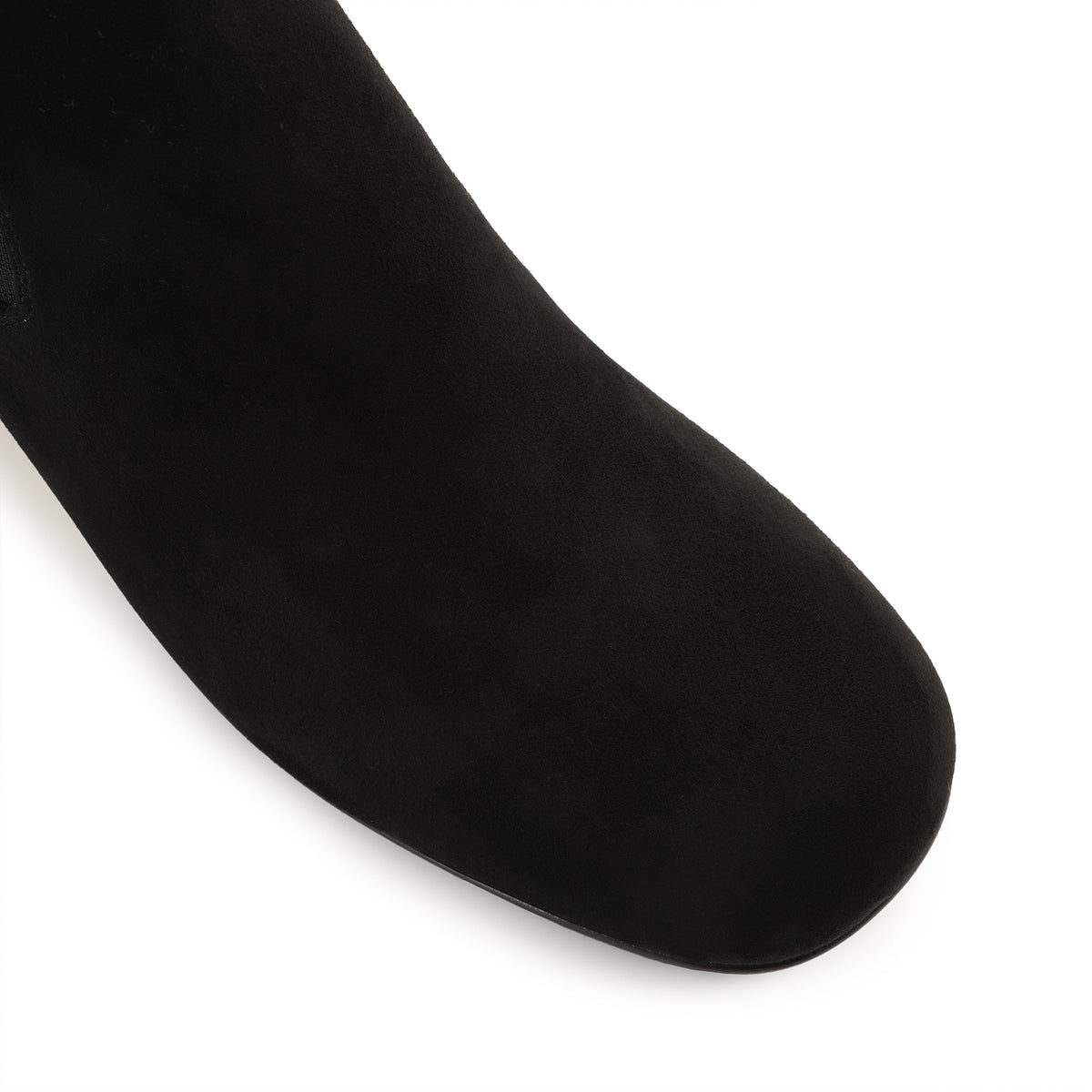 BOTTINES EN DAIM ROUGE