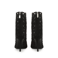 Bottines Sr Mermaid 90 en daim - Nero