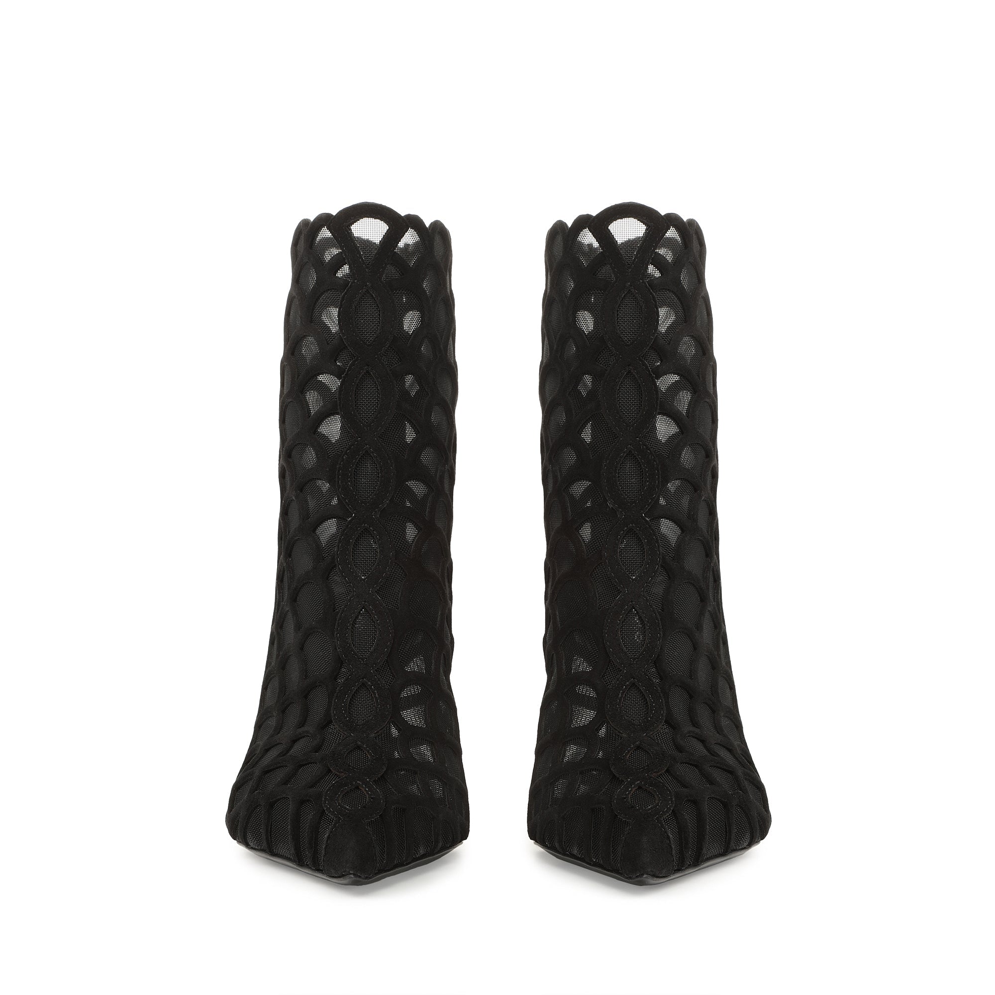 Bottines Sr Mermaid 90 en daim - Nero