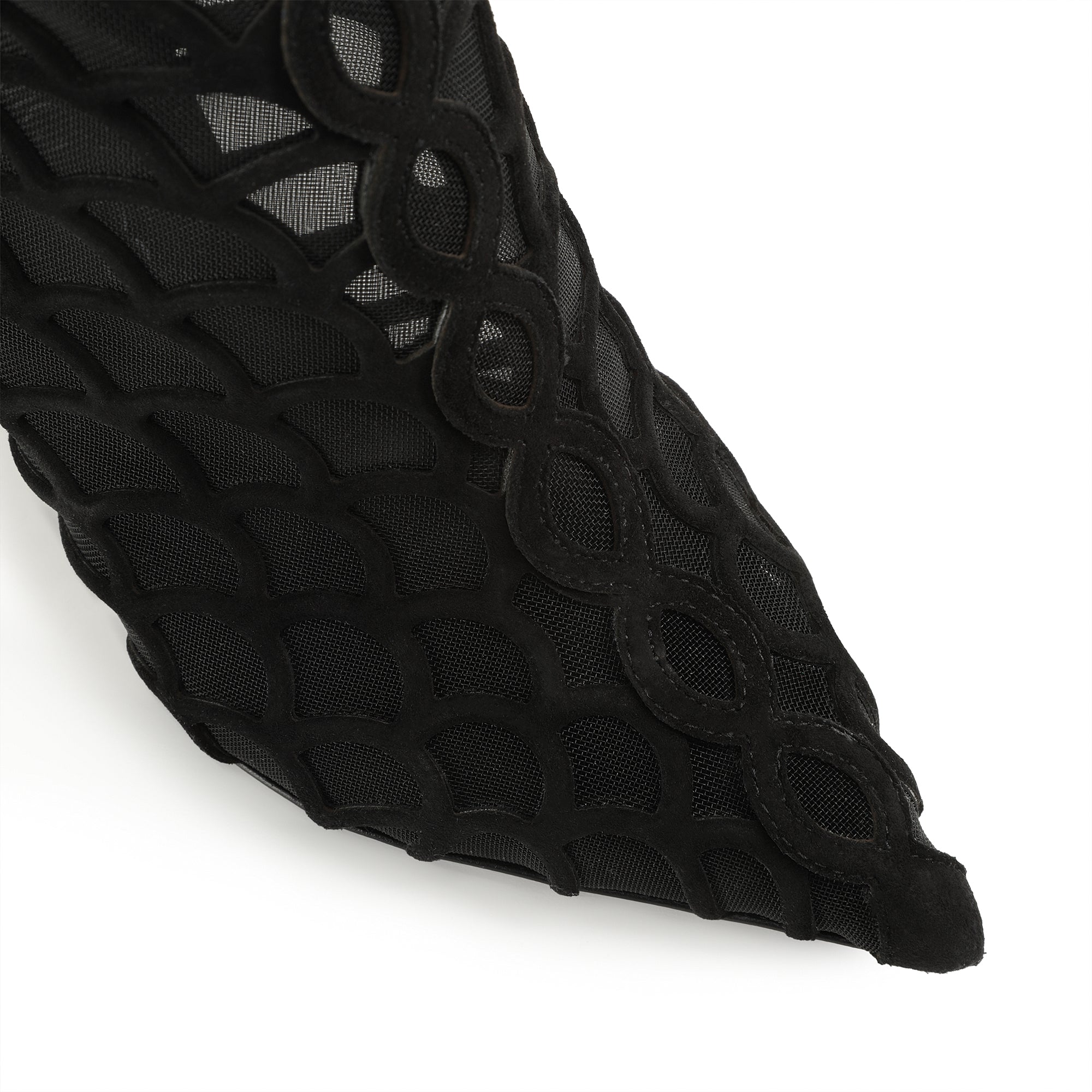 Bottines Sr Mermaid 90 en daim - Nero