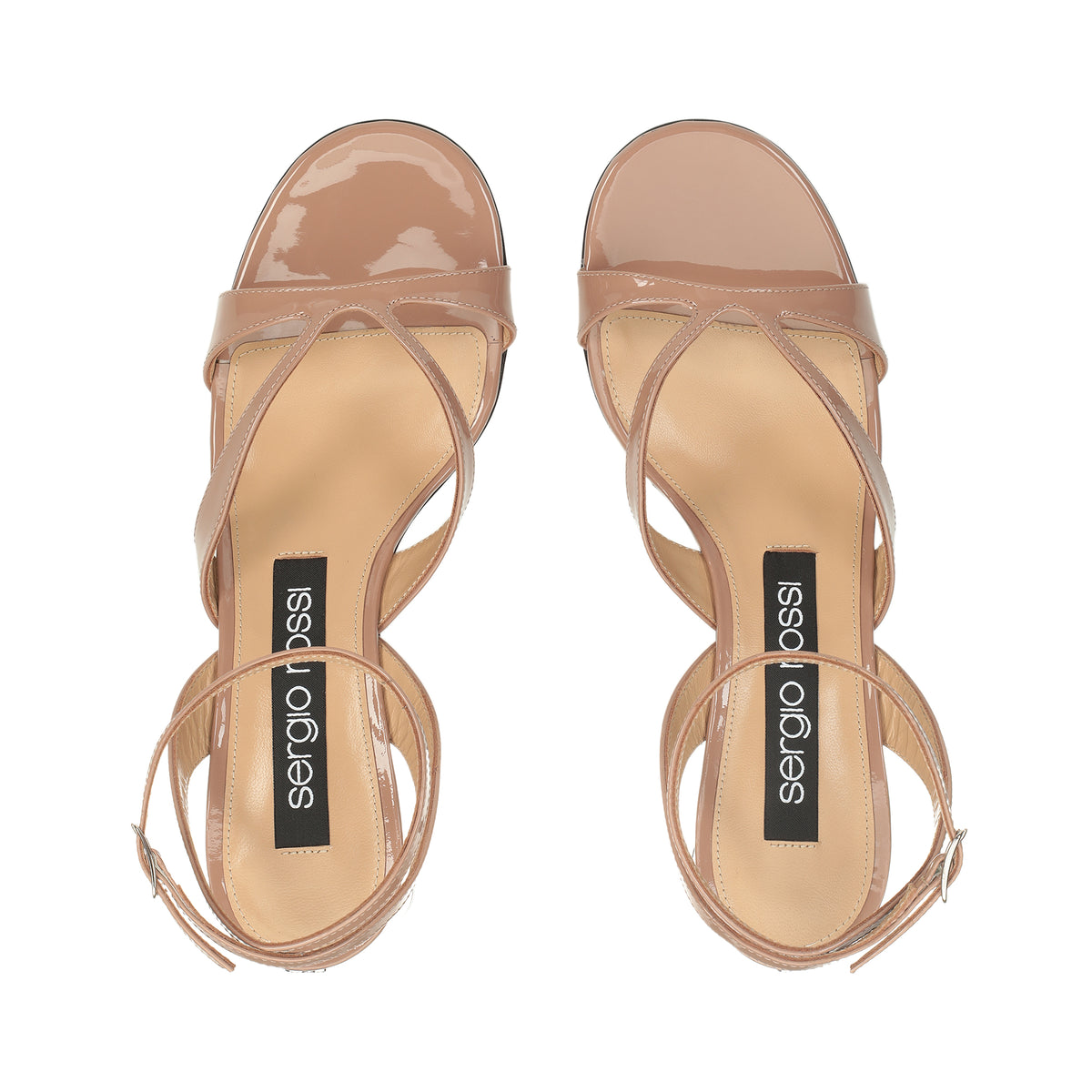 SANDALES SOUPLES VERNIES SR PILIER