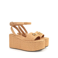 SANDALES SURGE RAFFIA double.