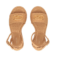 SANDALES SURGE RAFFIA double.