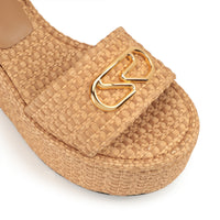 SANDALES SURGE RAFFIA double.