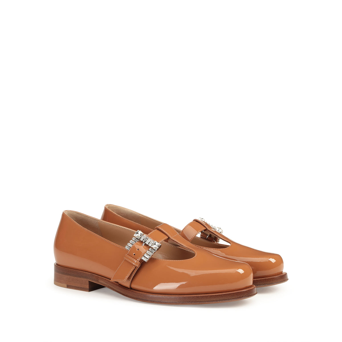 CHAUSSURES SOUPLES VERNIS À VINGT BOUCLES SR