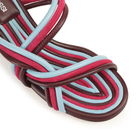 Sandales Sr Watamu 50 en cuir - Wine Paradise & Pink