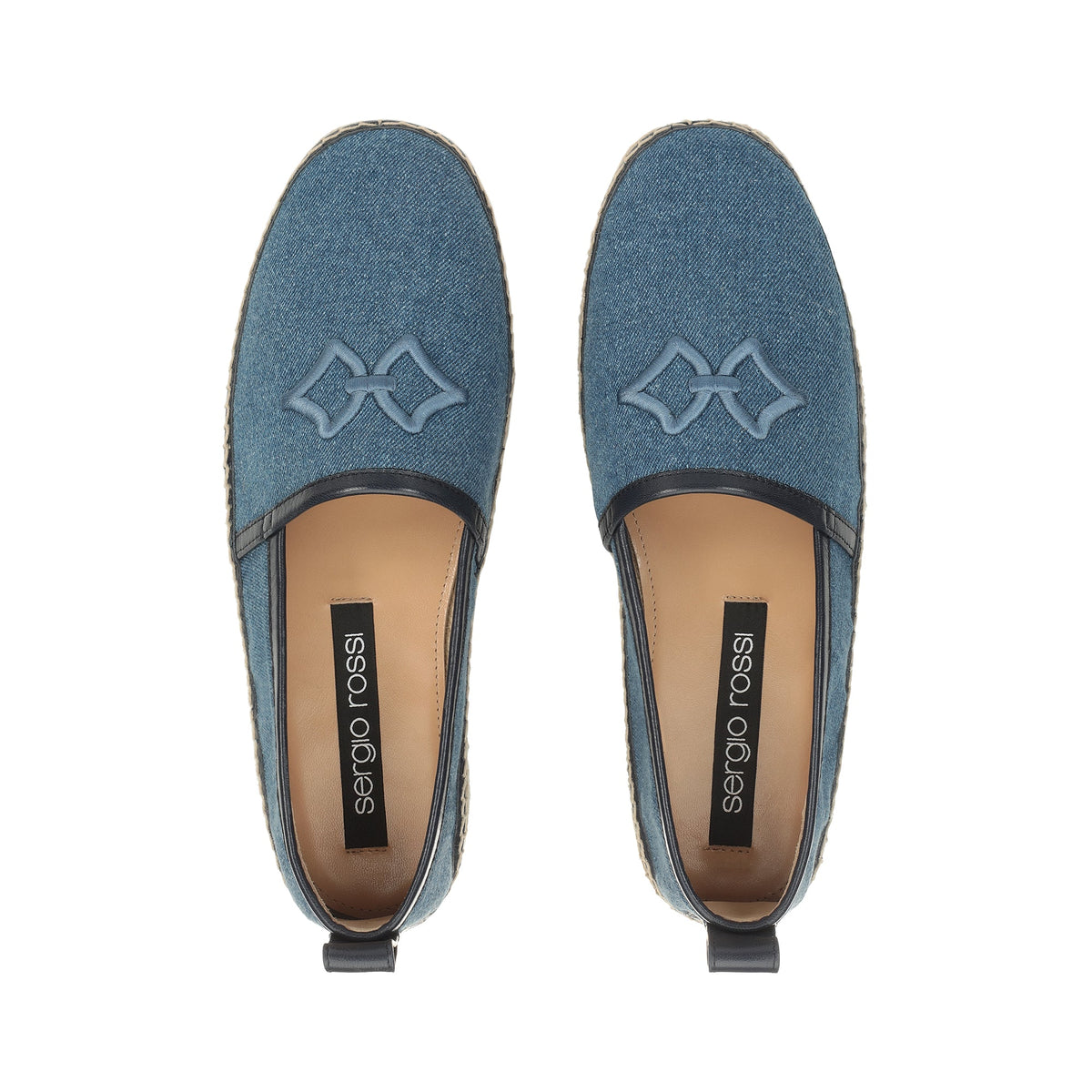 Mocassins Sr Sea Scale en tissu - Indigo