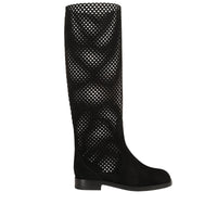 Sr Micro Mermaid boots in leather - Nero