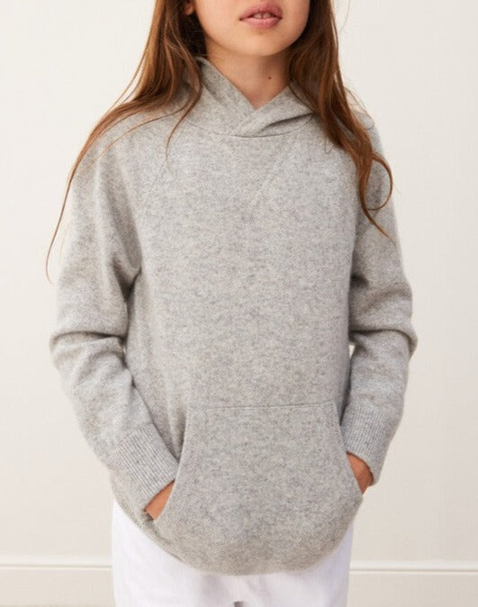 Sweat à capuche en cachemire - Indigo