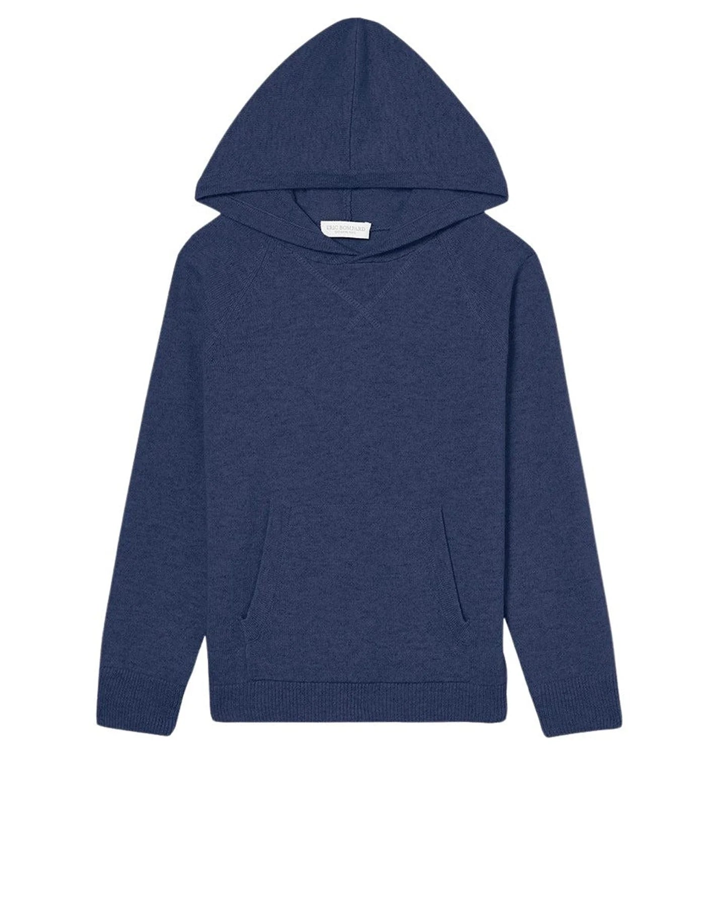 Sweat à capuche en cachemire - Indigo