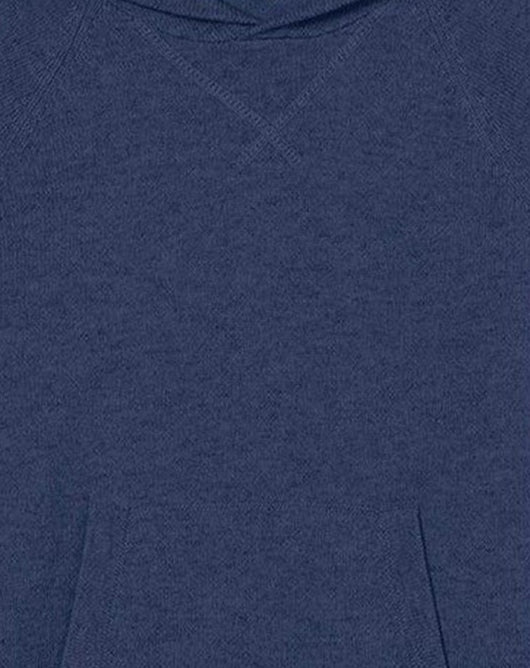 Sweat à capuche en cachemire - Indigo