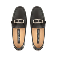Mocassins Sr Nora en cuir - Nero