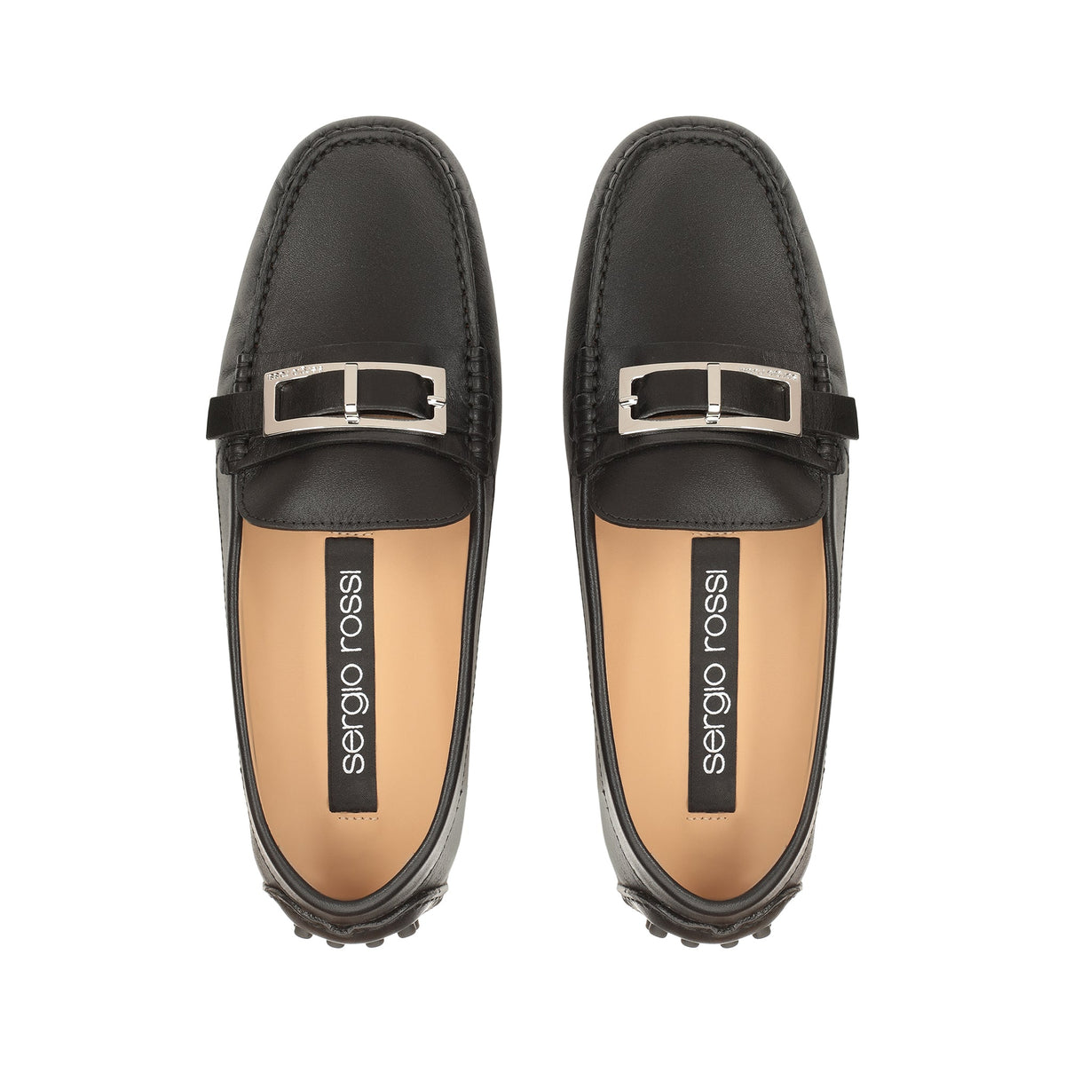 Mocassins Sr Nora en cuir - Nero