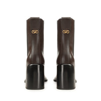 BOTTINES DE CHEVILLE EN PEAU DE VEAU SOUPLE AVENUE avec ÉLASTIQUE