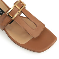 195€   Sabots Sr Nora en cuir - Macadamia