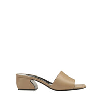 SR SI SABOT EN CUIR NAPPA ROUGE