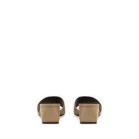 SR SI SABOT EN CUIR NAPPA ROUGE