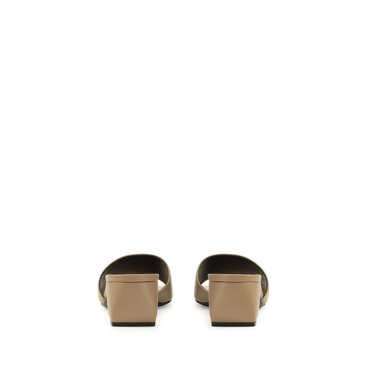 SR SI SABOT EN CUIR NAPPA ROUGE