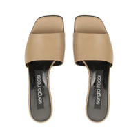 SR SI SABOT EN CUIR NAPPA ROUGE