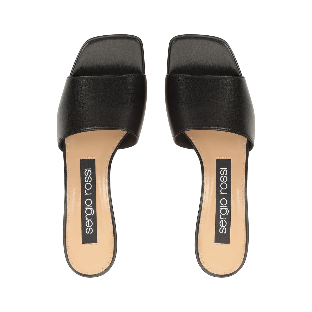 Sandales Sr Si Rossi 45 en cuir - Black