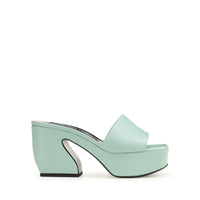 SR SI SABOT EN CUIR NAPPA ROUGE