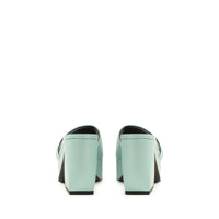 SR SI SABOT EN CUIR NAPPA ROUGE