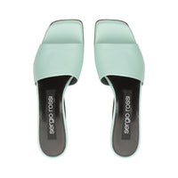 SR SI SABOT EN CUIR NAPPA ROUGE