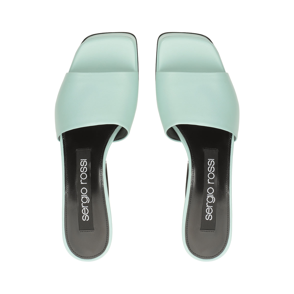 SR SI SABOT EN CUIR NAPPA ROUGE