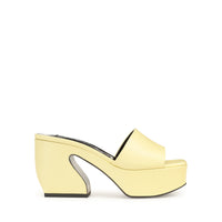 SR SI SABOT EN CUIR NAPPA ROUGE