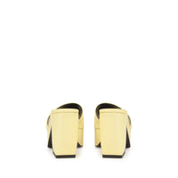 SR SI SABOT EN CUIR NAPPA ROUGE