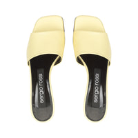 SR SI SABOT EN CUIR NAPPA ROUGE