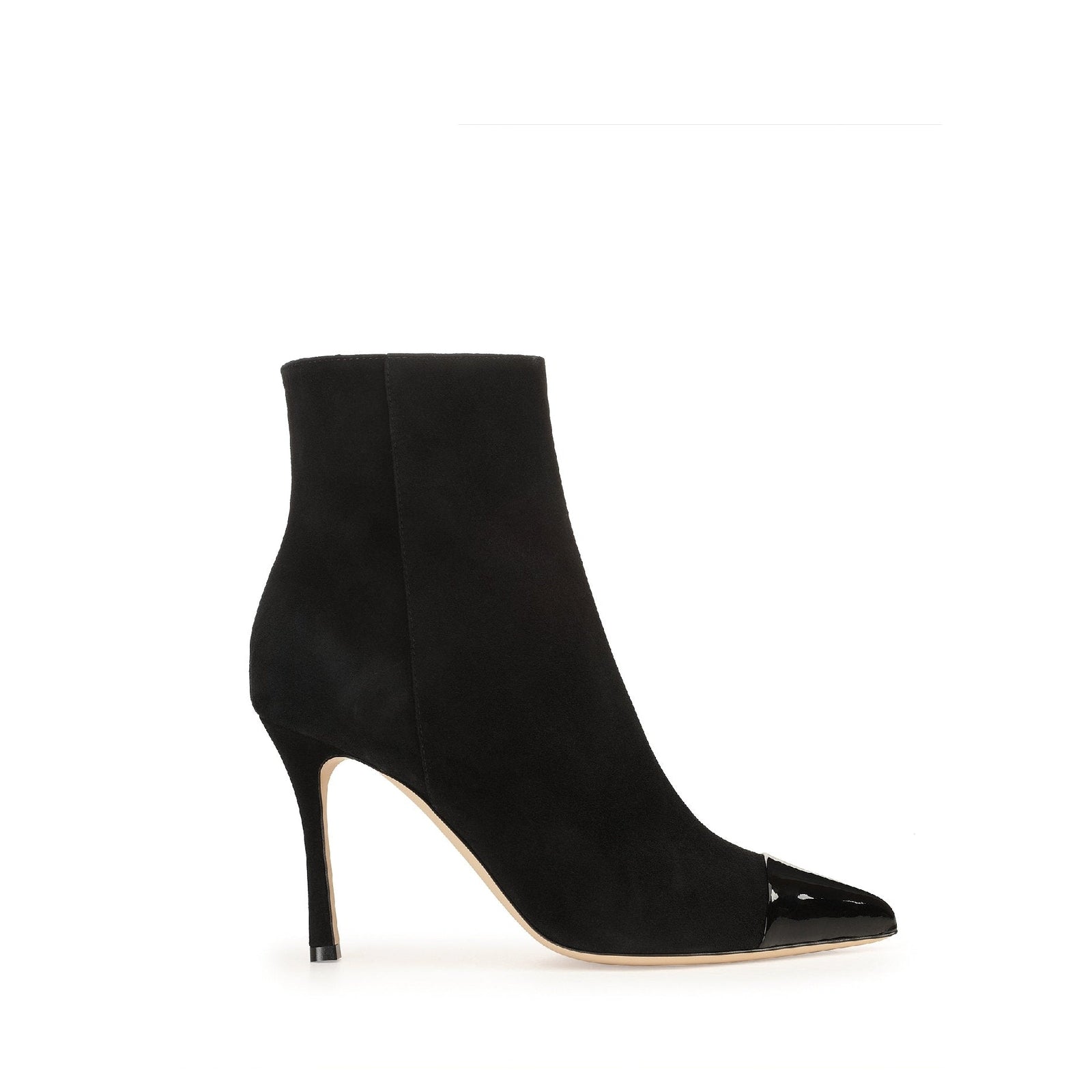 Bottines New Secret 90 en daim - Nero