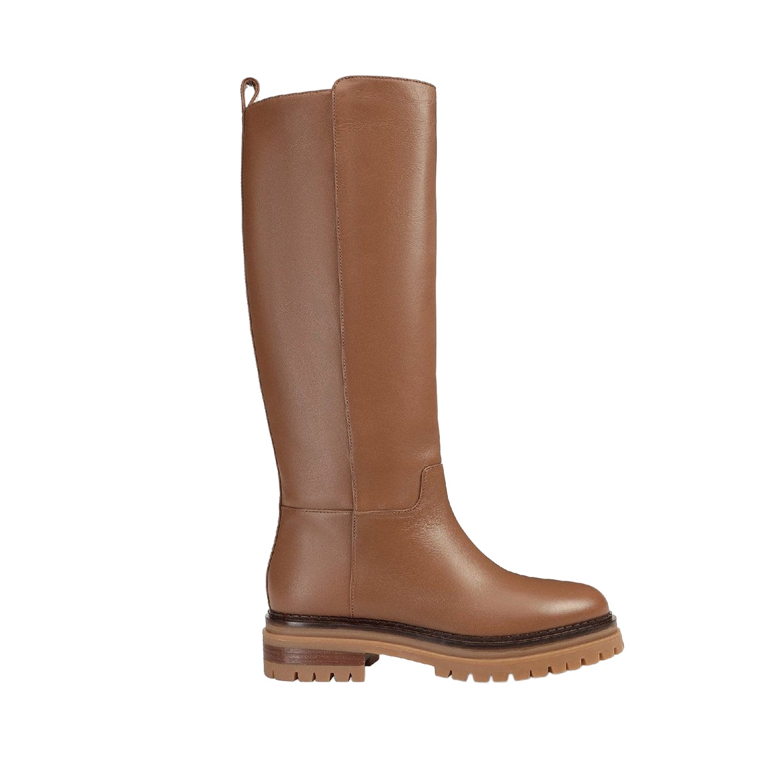 Urban leather boots - Caramel