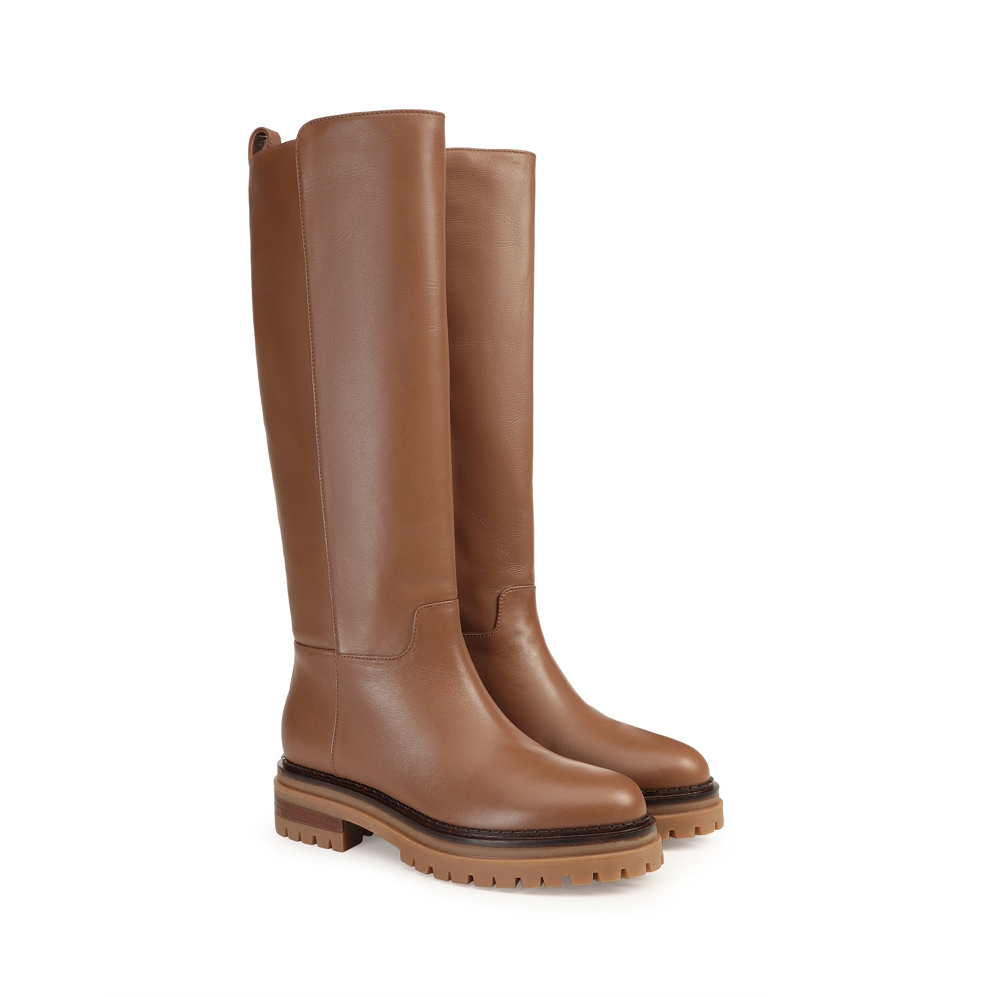 Bottes Urban en cuir - Caramel