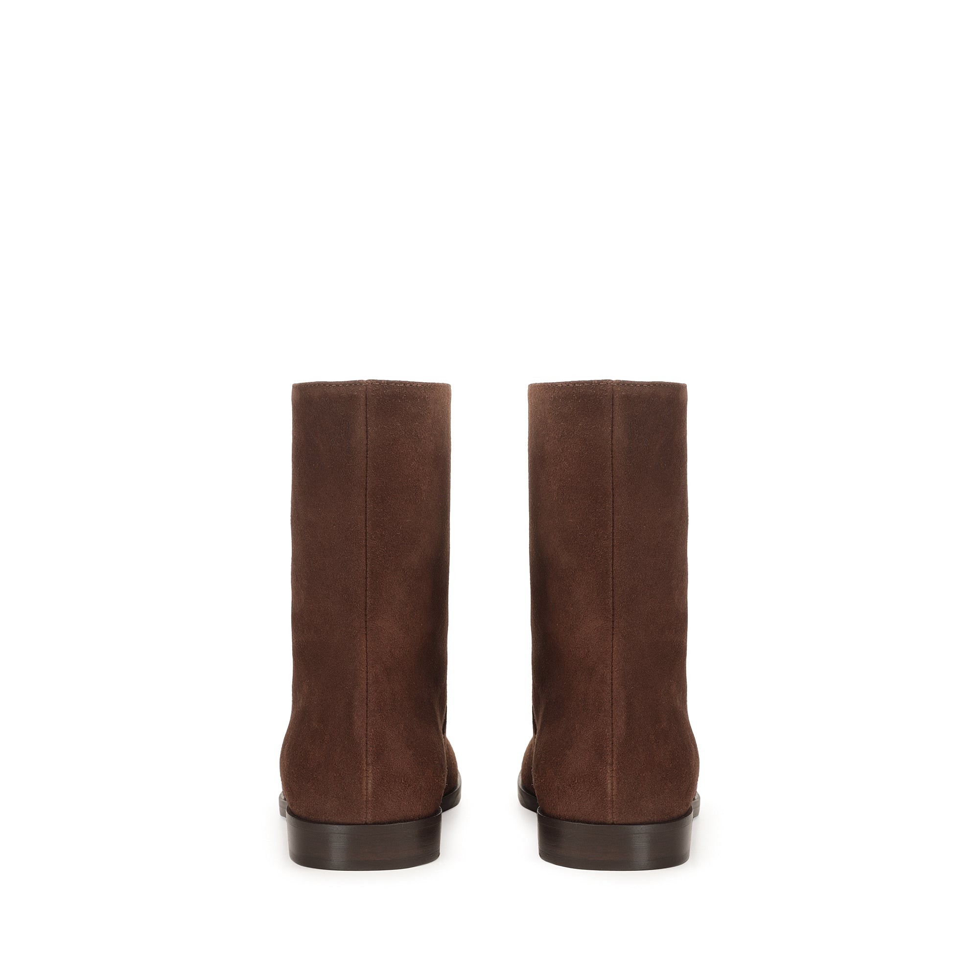 Bottines Madame en daim - Cocoa