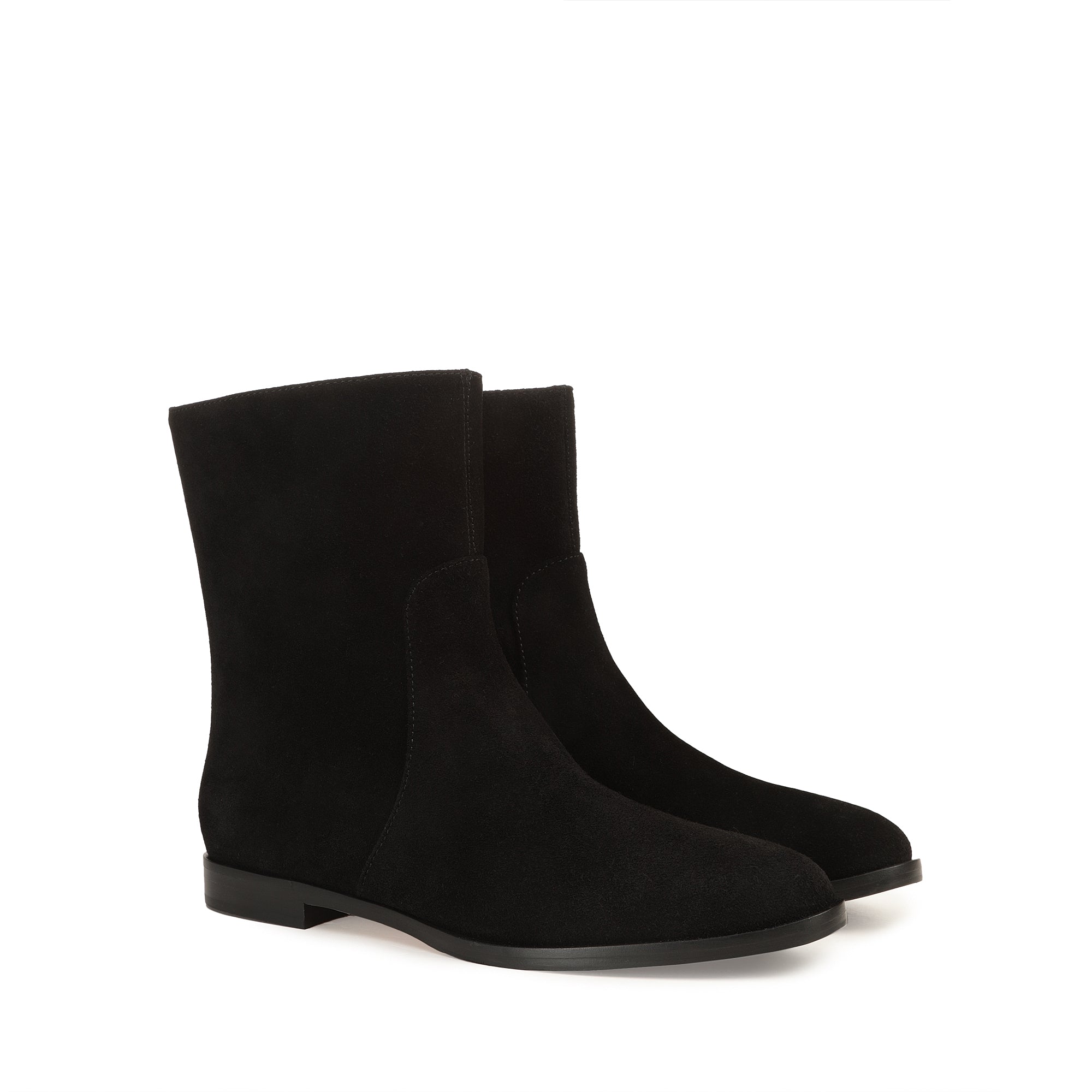 Bottines Madame en daim - Nero