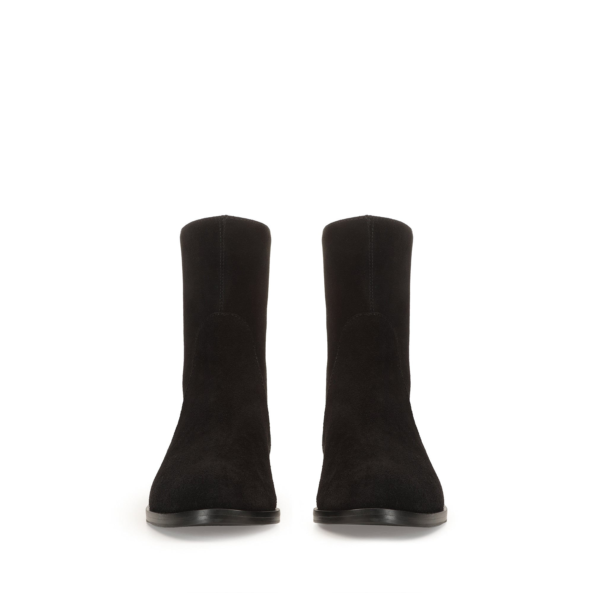 Bottines Madame en daim - Nero