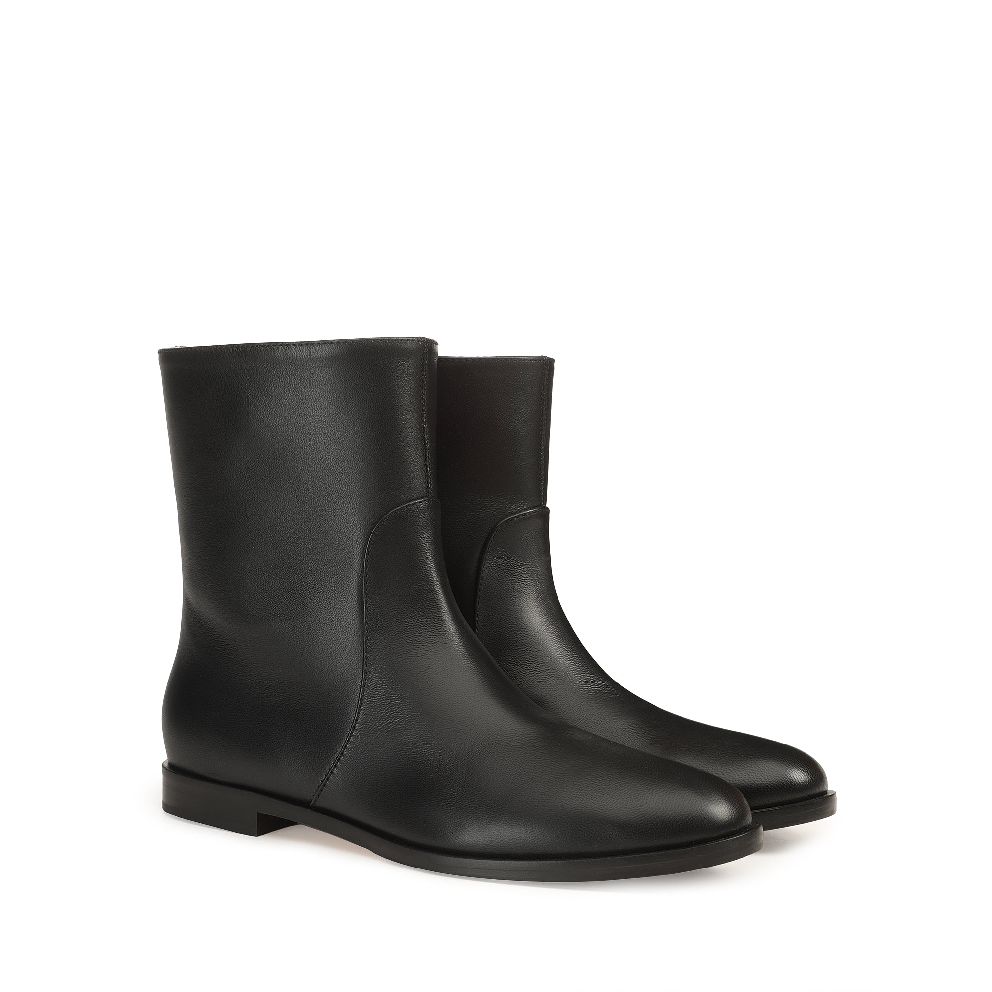 Bottines Madame en cuir - Nero