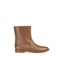 Bottines Madame en cuir - Caramel