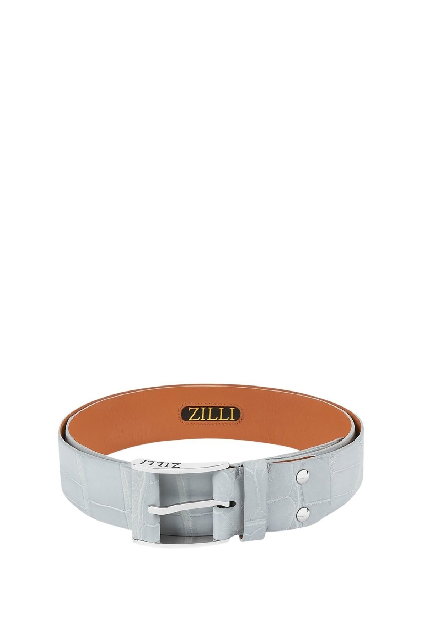 Ceinture en cuir exotique - Bleu