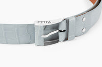 Ceinture en cuir exotique - Bleu
